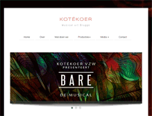 Tablet Screenshot of kote-koer.be